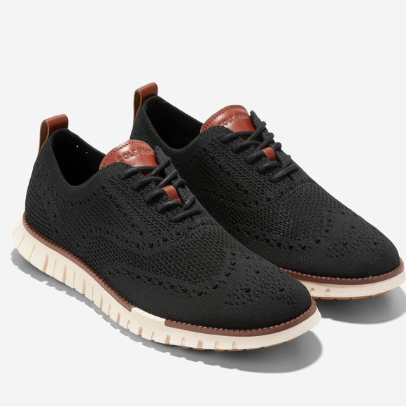 Cole Haan Other - Cole Haan - Men's ZERØGRAND Remastered Stitchlite Wingtip Oxfords -Black -Sz 9.5